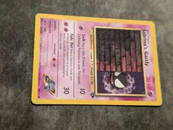 Sabrina's Gastly 96/132 Vintage Wizards 1999-2000 Gym Challenge LP Pokemon Card - Image 2