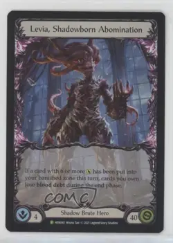 2019 Flesh and Blood - Hero Card Promos Levia Shadowborn Abomination #HER040 - Image 1