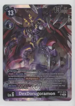 2024 Digimon Card Game - Secret Crisis DexDorugoramon #BT17-073 - Image 1