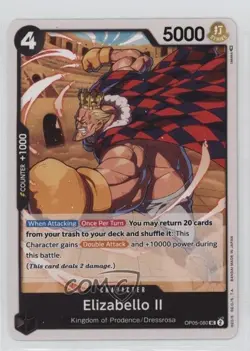 2023 One Piece Card Game: Awakening of the New Era OP05 Elizabello II #OP05-080 - Image 1