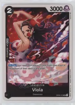 2023 One Piece Card Game: Awakening of the New Era OP05 UC Viola #OP05-079 - Image 1