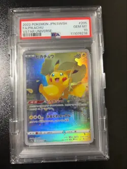PSA 10 Pikachu AR 205/172 S12a VSTAR Universe Pokemon Card Japanese Japan Import - Image 5
