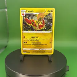 POKEMON FLAPPLE SWSH189 PROMO BLACK STAR COSMOS HOLO WITH SWIRL NM CARD - Image 1