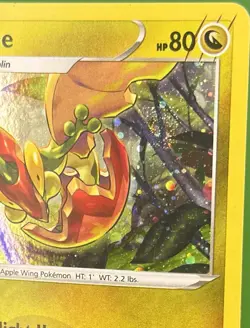 POKEMON FLAPPLE SWSH189 PROMO BLACK STAR COSMOS HOLO WITH SWIRL NM CARD - Image 2