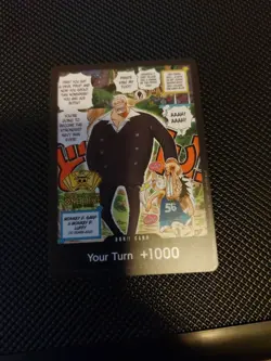 One Piece 2nd Anniversary Card DON!! Monkey.D.Garp Promo, Near Mint Condition - Image 2
