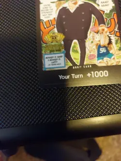 One Piece 2nd Anniversary Card DON!! Monkey.D.Garp Promo, Near Mint Condition - Image 3