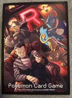 Giovanni's Directive Individual Card Sleeve Pokemon Center Japan Original - Image 1