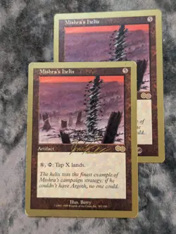 Mishra's Helix 302/350 x2 Magic MTG Gold Border Championship Brussels 2000 - Image 1