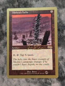 Mishra's Helix 302/350 x2 Magic MTG Gold Border Championship Brussels 2000 - Image 2