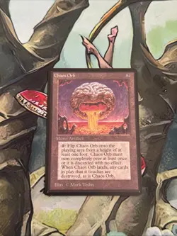 MTG: Chaos Orb (235) Limited Edition Alpha Pr0xy NM/M - Image 1