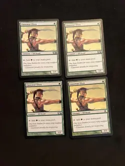 Llanowar Elves 4x MtG 2010 Core #189 NM/LP MAGIC THE GATHERING - Image 1