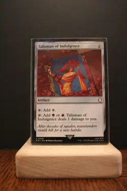 Talisman of Indulgence Regular LP Fallout Commander MTG Cards ManaFam - Image 1