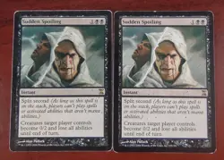 SUDDEN SPOILING x2 mtg HP Time Spiral 2 Rare - Image 1