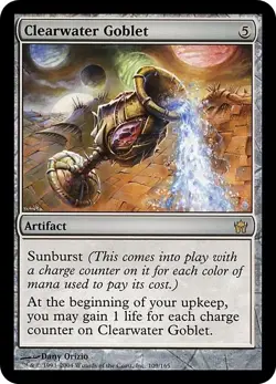 CLEARWATER GOBLET x1 mtg NM/NM- Fifth Dawn 1 Rare - Image 1
