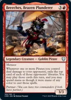 Breeches, Brazen Plunderer - Near Mint MTG Commander Legends - Image 1