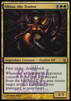 Glissa the Traitor 1x FOIL MBS MTG Mirrodin Besieged Mythic MINT black green - Image 1
