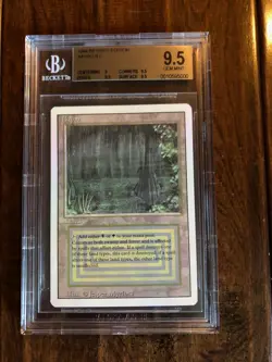 1994 MTG Magic The Gathering Revised Bayou BGS 9.5 Gem Mint Dual Land - Image 1