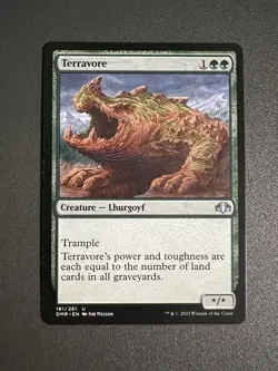 MTG Dominaria Remastered Terravore #181 NM - Image 1