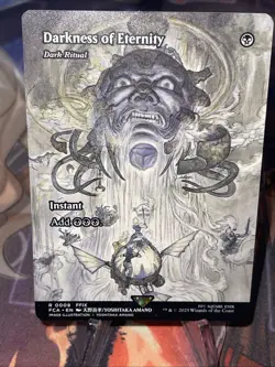 Darkness Of Eternity (Dark Ritual) Showcase Non-Foil- Final Fantasy FIN - MTG - Image 1