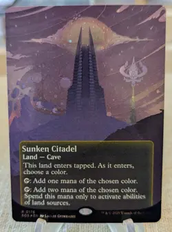 Sunken Citadel (0176) (Borderless) (Galaxy Foil) MTG Edge of Eternities - Image 1