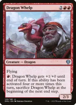 MTG Dragon Whelp - Dominaria United (DMU) NM Common #120 - Image 1