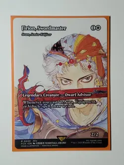 Firion, Swordmaster - Magic Final Fantasy MTG - Showcase - Regular - FFII - Image 1