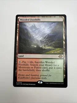 MTG Wooded Foothills Modern Horizons 3 Regular NM - Image 1