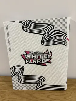 POKEMON OFFICIAL WHITE FLARE BINDER Collection *BINDER ONLY* 🔥 - Image 2