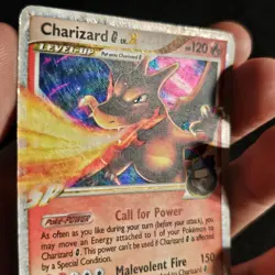 Charizard G Lv X 143/147 Supreme Victors Pokemon Card - Damaged DMG - Image 3