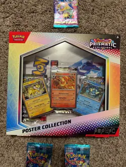 Pokemon TCG Scarlet & Violet Prismatic Evolutions Poster Collection Sealed New - Image 3