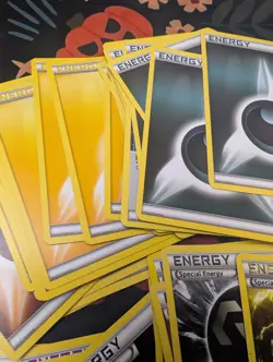 Large Lot Of 60 Pokemon Energy Cards with some shinys! - Image 5