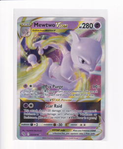 Mewtwo VStar 031/078 Sword & Shield: Pokemon GO Ultra Rare Holo English NM+! - Image 1