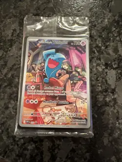 2025 Pokemon Destined Rivals Team Rocket's Wobbuffet Black Star Promo 203 Sealed - Image 1
