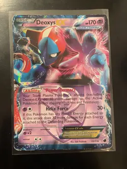 POKEMON DEOXYS EX HOLO BW82 BLACK STAR PROMO - Image 1