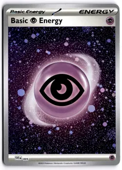 Pokemon TCG Basic Psychic Energy (Cosmos Holo) 005 SV01: Scarlet & Violet Base S - Image 1