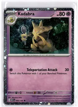 Pokemon TCG Kadabra (Cosmos Holo) 064/165 Miscellaneous Cards & Products Promo - Image 1