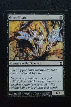 Magic The Gathering MTG GNAT MISER Saviors of Kamigawa LP Lightly Played - Image 1