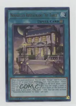 Nouvelles Restaurant At Table 1st Ed. YuGiOh Wild Survivors #WISU-EN035 - Image 1