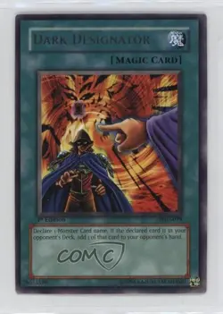 Dark Designator 1st Ed. YuGiOh Pharaonic Guardian #PGD-079 2003 - Image 1