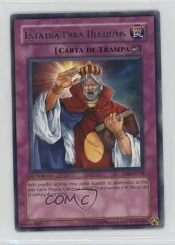 R - Spell-Stopping Statue Spanish YuGiOh The Lost Millenium #TLM-SP058 2005 - Image 1