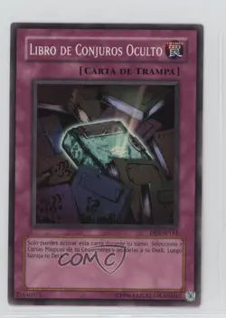 Hidden Book of Spell Spanish YuGiOh Dark Revelation Volume 1 #DR1-SP154 2005 - Image 1
