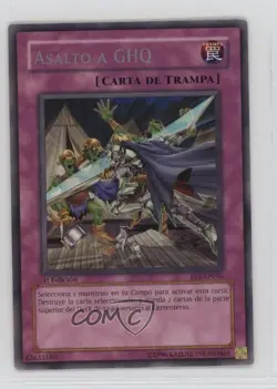 Rare - Assault on GHQ Spanish 1st Ed. YuGiOh Flaming Eternity #FET-SP056 2005 - Image 1
