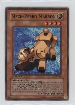 Mecha-Dog Marron Spanish 1st Ed. YuGiOh Flaming Eternity #FET-SP019 2005 - Image 1