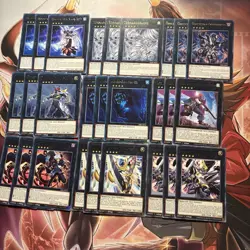 Yugioh! Generisches Rang 4 XYZ Lot - Playsets, 27 Karten 1. Auflage - Deutsch - Image 1