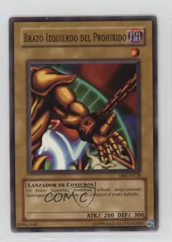 Left Arm of the Forbidden One Spanish YuGiOh Dark Beginning 1 #DB1-SP138 2004 - Image 1