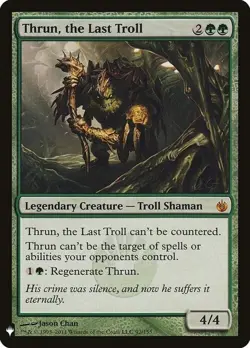 Magic The Gathering MTG THRUN, THE LAST TROLL Mystery Booster NM Near Mint - Image 1