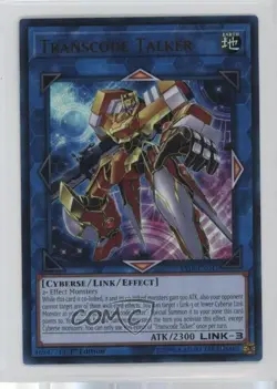Transcode Talker (UR) 1st Ed. YuGiOh Structure Deck: Codebreaker #YS18-EN041 - Image 1