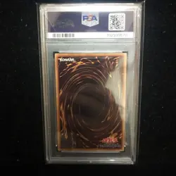 YuGiOh Gaia the Fierce Knight PSA10 Blue Secret Rare Japan Collector Card - Image 2