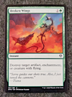 BROKEN WINGS DOMINARIA UNITED Never played MTG CARD..........(DS3D1K6) - Image 1