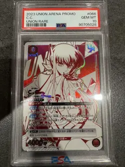 PSA10 Code Geass c.c Union Rare Card Game YuGiOh Limited - Image 1